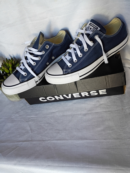 Converse Other - Converse Chuck Taylor Classic Men's All Star Low Top Sneakers - Navy Blue Size 8